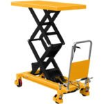 Mesa elevatória de tesoura dupla mobile 800kg 1500mm
