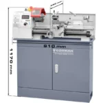 Torno universal Cormak Tytan 500 Vario 230V avec base